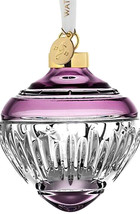 Waterford Winter Wonders Midnight Frost Bauble Ornament Lilac Clear 2021 New - £102.22 GBP