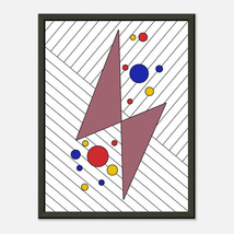Triangles and Circles - Classic Matte Paper Metal Framed Poster - £56.09 GBP