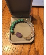 Pure handmade Crystal Bracelet Customizable &amp; size SHIPS N 24H - $124.52