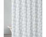 Style Quarters Geometric Heart Shaped Fabric Shower Curtain 72 x 72 in G... - $13.81