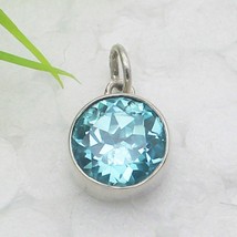 Silber Topas Halskette 925 Sterling Handmade Birthstone Schmuck Geschenk... - £31.53 GBP