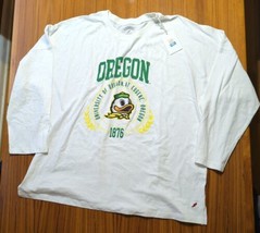 League University of Oregon Ducks LS Lightweight Puddles XL Shirt NWT Cotton - £28.92 GBP