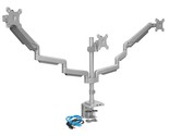 Triple Monitor Mount | Desk Stand With Usb And Audio Ports | 3 Counter-B... - $232.99