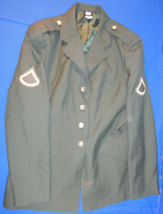 Dscp Serge AG-489 Class A Dress Green Army Uniform Womans Jacket Coat 10MP - £32.36 GBP