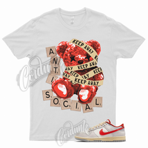 ANTI T Shirt for Air Dunk 85 Athletic Department Sail Photon Dust Picante Red 1 - £18.44 GBP+