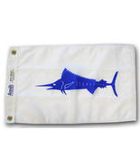 Blue Marlin - 12"x18" Nylon Flag - £7.82 GBP