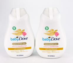 Baby Dove Textured Hair Baby Conditioner Curl Nourishment 13 Fl Oz Ea Lot Of 2 - $24.14