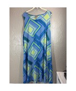 Chico&#39;s Easywear Sleeveless Below Knee Comfort Stretch Dress Size 3 XL/16 - $34.97 CAD