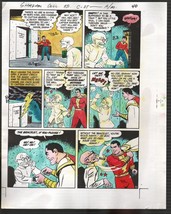 Hand Painted Color Guide-Capt Marvel-Shazam-C35-1975-DC-page 40-Batson-V... - $87.30