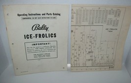 Ice Frolics 1953 Original Bingo Game Pinball Machine Manual + Schematic Bally - £59.48 GBP