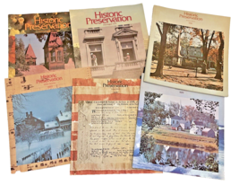 Books Historic Preservation 1970s Washington DC Publication History 6 Issues Vtg - £13.77 GBP