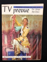 TV PREVUE Chicago Sun-Times digest November 24 1957 Mary Martin cover photo - £7.77 GBP