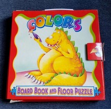 Kids Books DINOSAURS Play and Learn Picture Board Book &amp; Floor Puzzle (Nursery) - £9.96 GBP