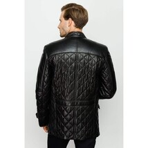 The Martinez Black Leather Men Jacket image 3