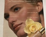 1989 Cover Girl Moisture Wear Bloom Vintage Print Ad Advertisement pa16 - $8.90