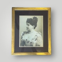 Antico Marcella Sembrich Opera Soprano Firmato B&amp;w Fotografie Ornato Tel... - £472.70 GBP