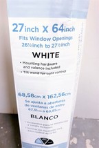 BALI Grab-N-Go Blanc 1 In. Léger Filtrage Vinyle Store - 23 1/2 In. W X ... - $24.54