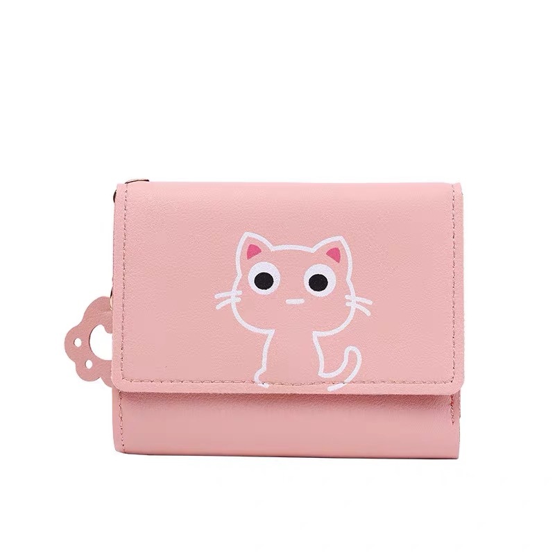 Wallet for Women,Trifold Snap Closure Short Wallet for Girls,Credit Card... - $12.99