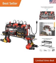 2-Layer Garage Shelf with 8-Outlet Surge Protector - Perfect for Tool Ba... - $60.00