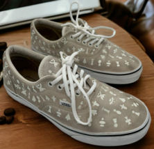 vans cream suede alien spacecraft hieroglyphics 500714 mens size 8 - $816.92 MXN