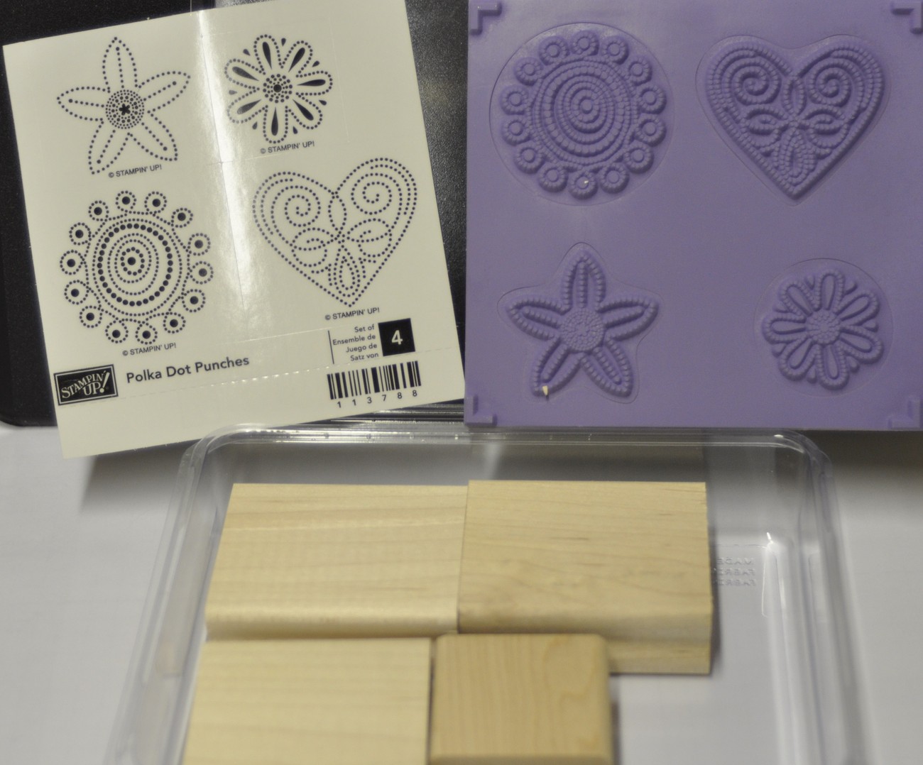 Stampin' Up! Polka Dot Punches Sale-a-bration 2009 - $8.64