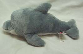 Ganz Webkinz Soft Gray Bottlenose Dolphin 11&quot; Plush Stuffed Animal Toy - £11.68 GBP