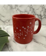 Waechtersbach Vintage New York Red White Coffee Mug Stars West Germany Cup - $24.74