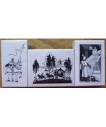 LOT 3 BRAND NEW RUBBER STAMPS ~ KNIGHTS - €17,37 EUR