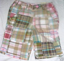 Arizona Plaid Girls Shorts Size 4 Regular  New - £5.16 GBP