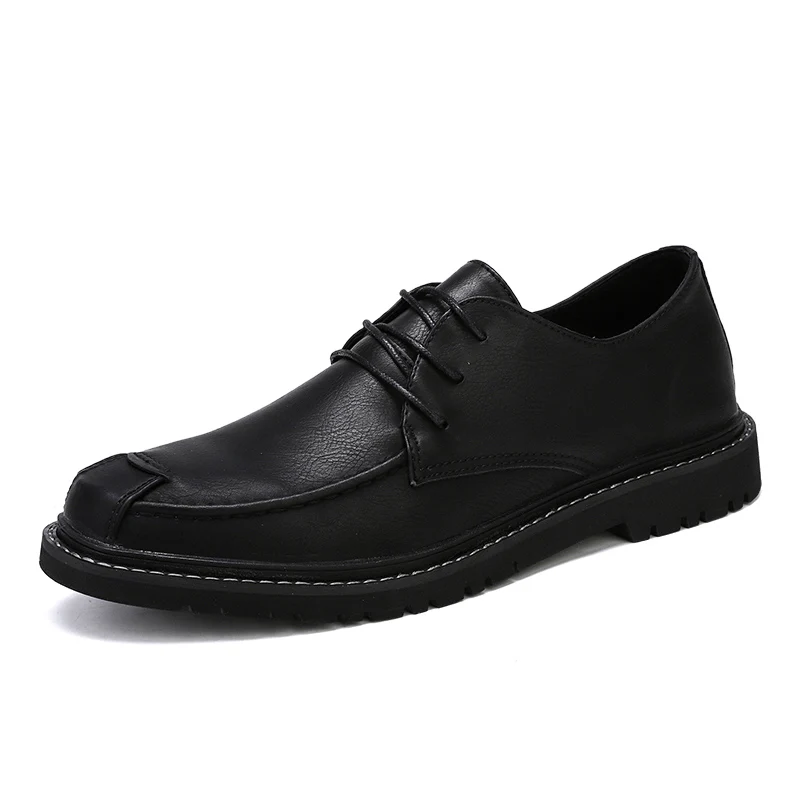 Fashion Genuine Leather Male Shoes Comfortable Lace-Up Boat Casual Shoes... - $49.12