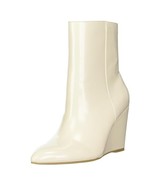 Dolce Vita Womens 7 M Ivory White Pascal Zip Up Wedge Heel Ankle Booties... - €32,75 EUR