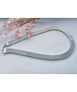 ITALIAN 925 STERLING SILVER   triple link  CHAIN NECKLACE 38.6g  18 in - $2,815.53 MXN