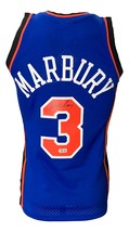 Stephon Marbury Signed New York Knicks 2005/06 M&amp;N HWC Swingman Jersey B... - £268.49 GBP