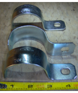 2&quot; One Hole Metal Steel STRAPS 3 count 2&quot; Conduit Electrical Strap EMT T... - $332.84 MXN