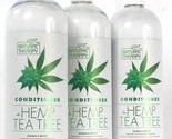 3 Bottles Natural Therapy 30.6 Oz Hemp &amp; Tea Tree Nourishing Conditioner - $42.99