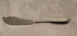 Vintage Brazil Silver Butter Knife Twisted Handle 7&quot; Monogram &#39;H&#39; - £6.86 GBP