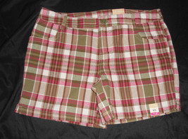 Arizona Girls Plaid Shorts Size-12 1/2 Plus NWT - $10.62