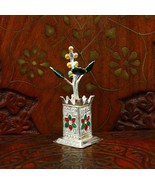 925 sterling silver Tulsi Plant rosary Plant puja article home temple ar... - $54.14 CAD