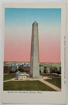 MA Copper Window Bunker Hill Monument Boston Massachusetts Postcard S14 - £9.57 GBP