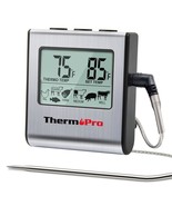 ThermoPro TP-16 Large LCD Digital Cooking Food Meat Smoker Oven Kitchen ... - £31.49 GBP