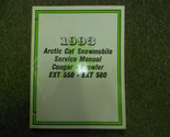 1993 Arctic Cat Cougar Prowler Ext 550 580 Service Réparation Atelier Ma... - £36.86 GBP