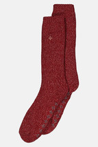 Sun + Stone Men&#39;s 1-Pair Socks, Red Marled, Shoe Size 6-12/ Sock Sz 10-13 - £7.84 GBP