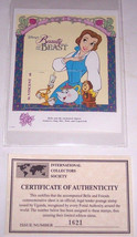 Disney Postage Stamps Beauty &amp; the Beast Belle Mrs Potts Cogsworth St Vincent - £19.94 GBP