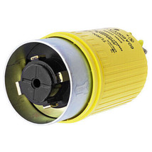 Male Locking Plug, Yellow, 60A, 600V - $633.99