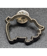 Vtg 1995 SIGNED ANN CLARK COOKIE CUTTER PIG PEWTER Lapel Hat Pin - €11,16 EUR