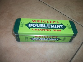 collector tin wrigleys doublemint chewing gum - £9.83 GBP