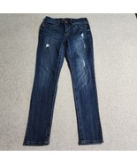 Seven7 Sz 6 Tummyless High Rise Skinny Jeans Womens Dark Wash Blue Stret... - $294.03 MXN