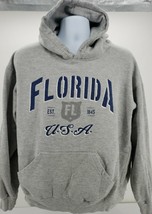 Mens Florida Hoodie Sweatshirt Point Sportswear Gray Size Large - $33.54