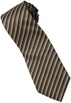 EBR9 Brown Black Snake Skin Necktie - $19.99