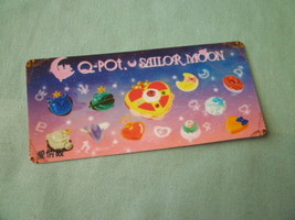 Sailor moon bookmark card sailormoon anime Q Pot all symbol inner outer - £5.47 GBP